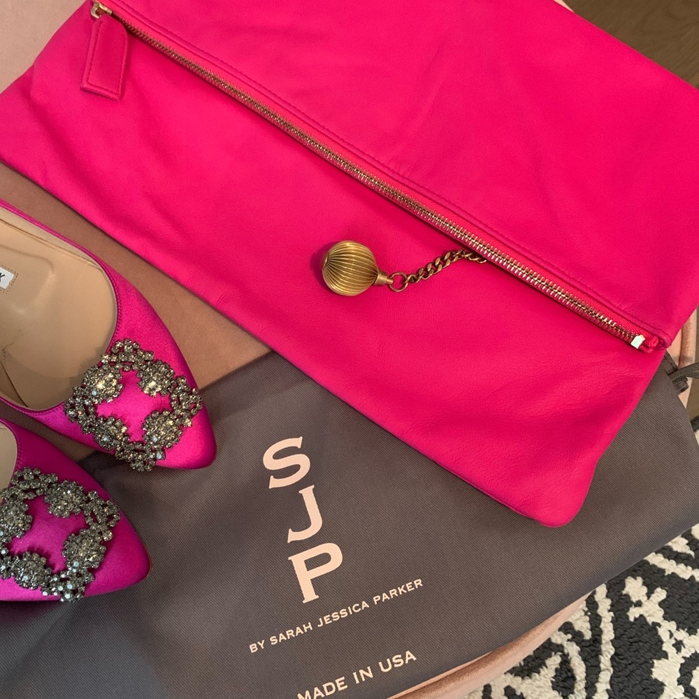 SJP Goya Clutch Candy Pink